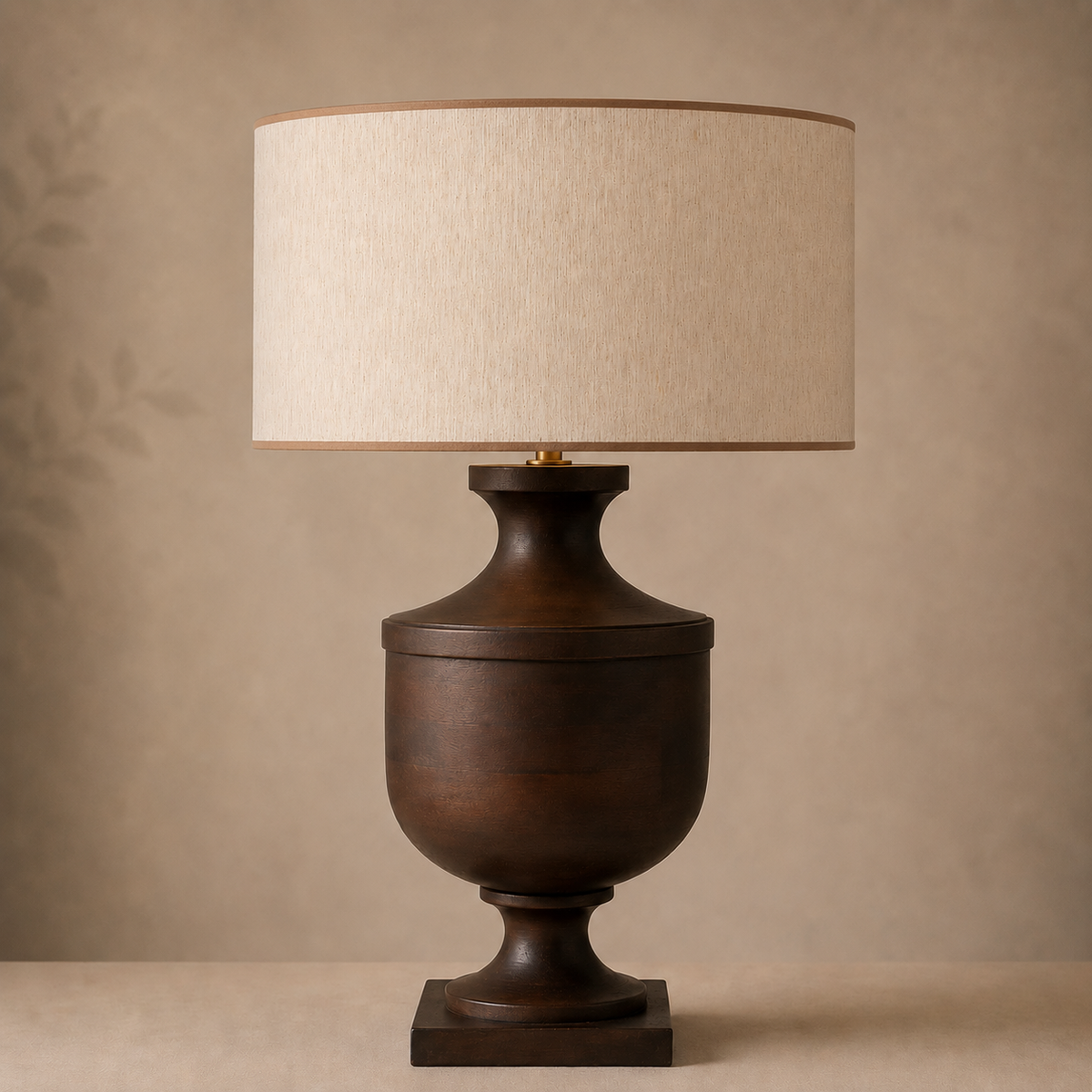 SENSE Houten Tafellamp Octavius Brown-Wash – 65 cm