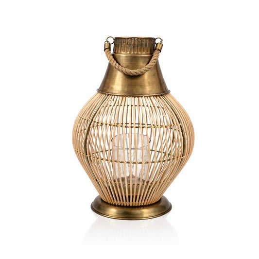 SENSE BAMBOO LANTERN BRASS