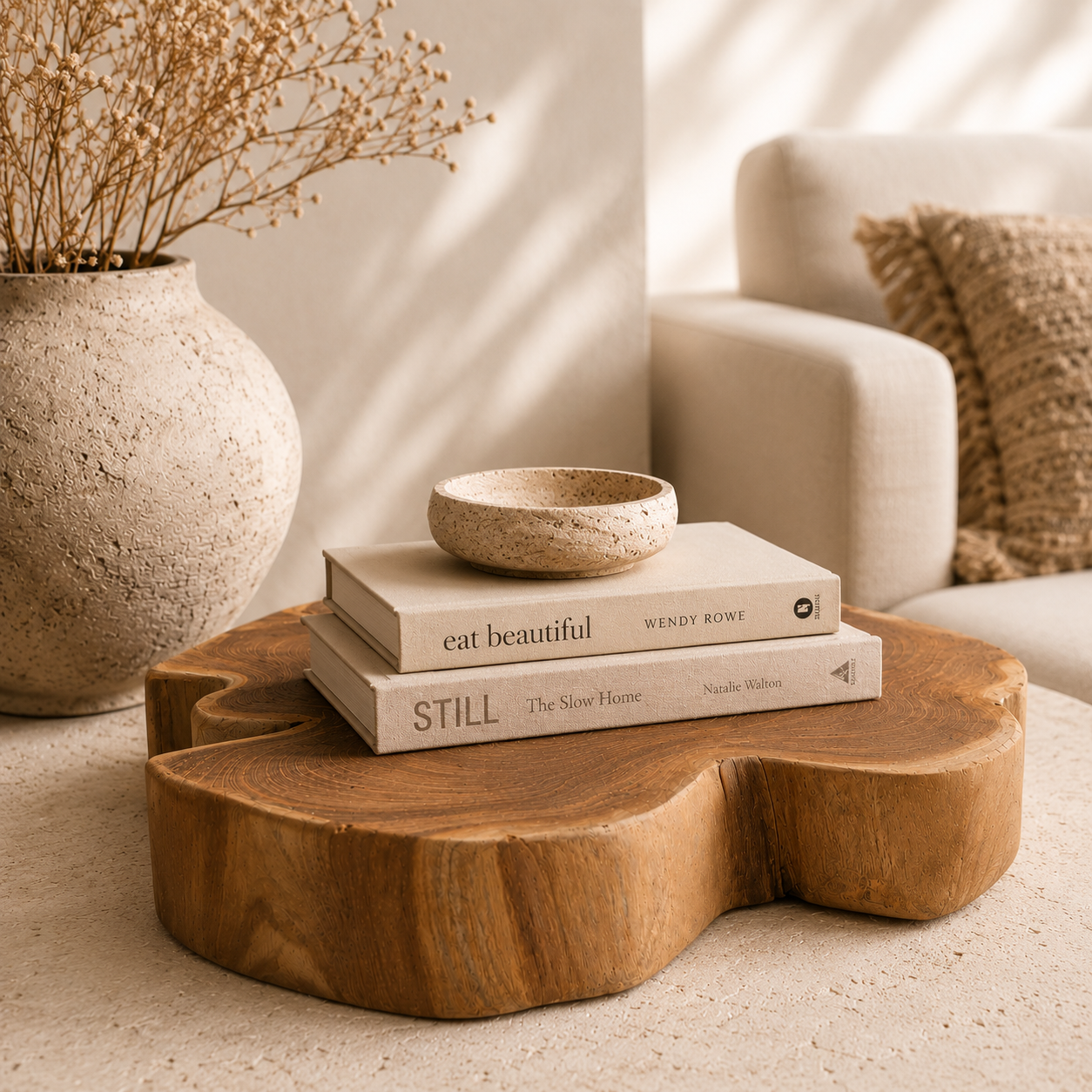 SENSE Massief Teakhouten Plateau – Natural