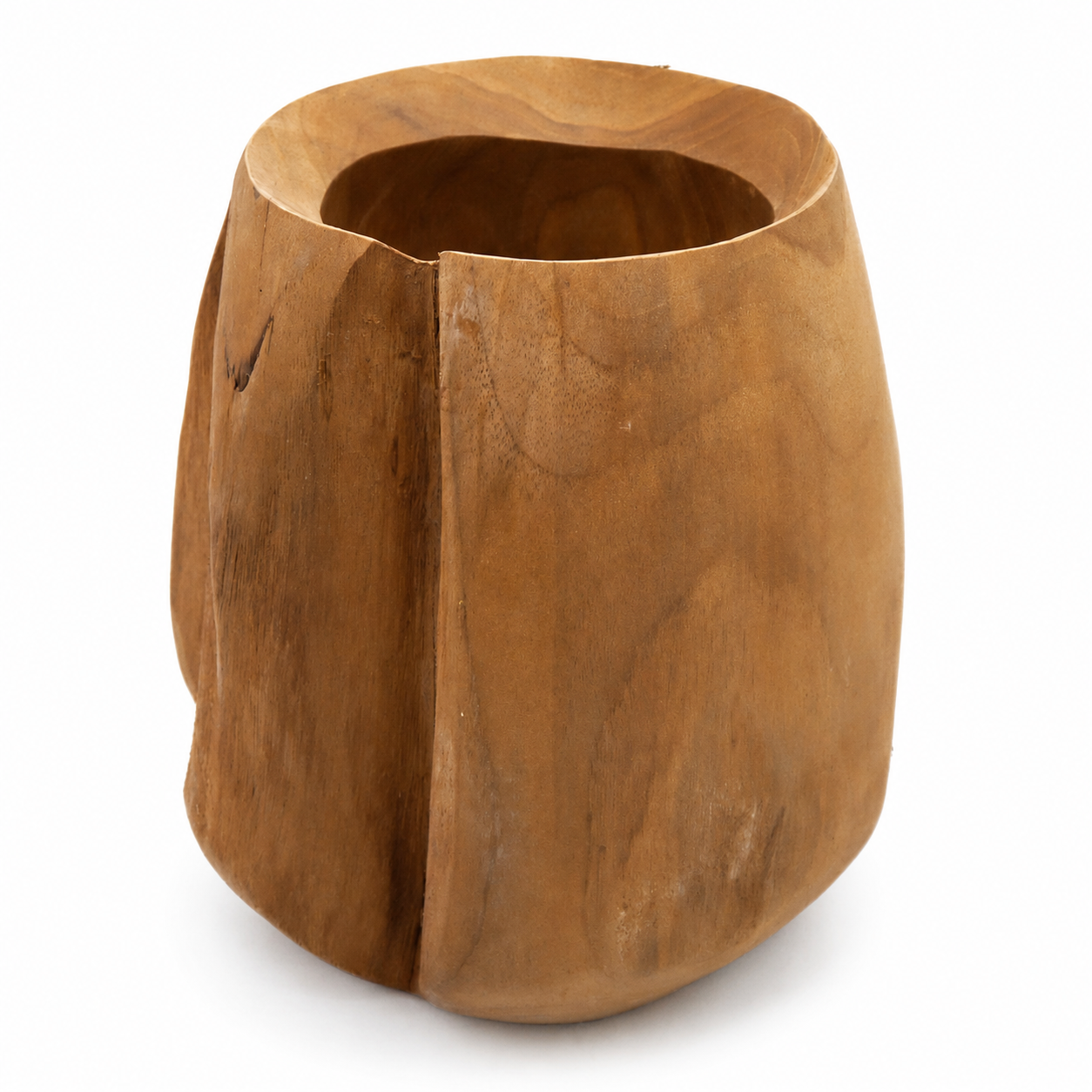 SENSE Teakhouten Vaas – Natural