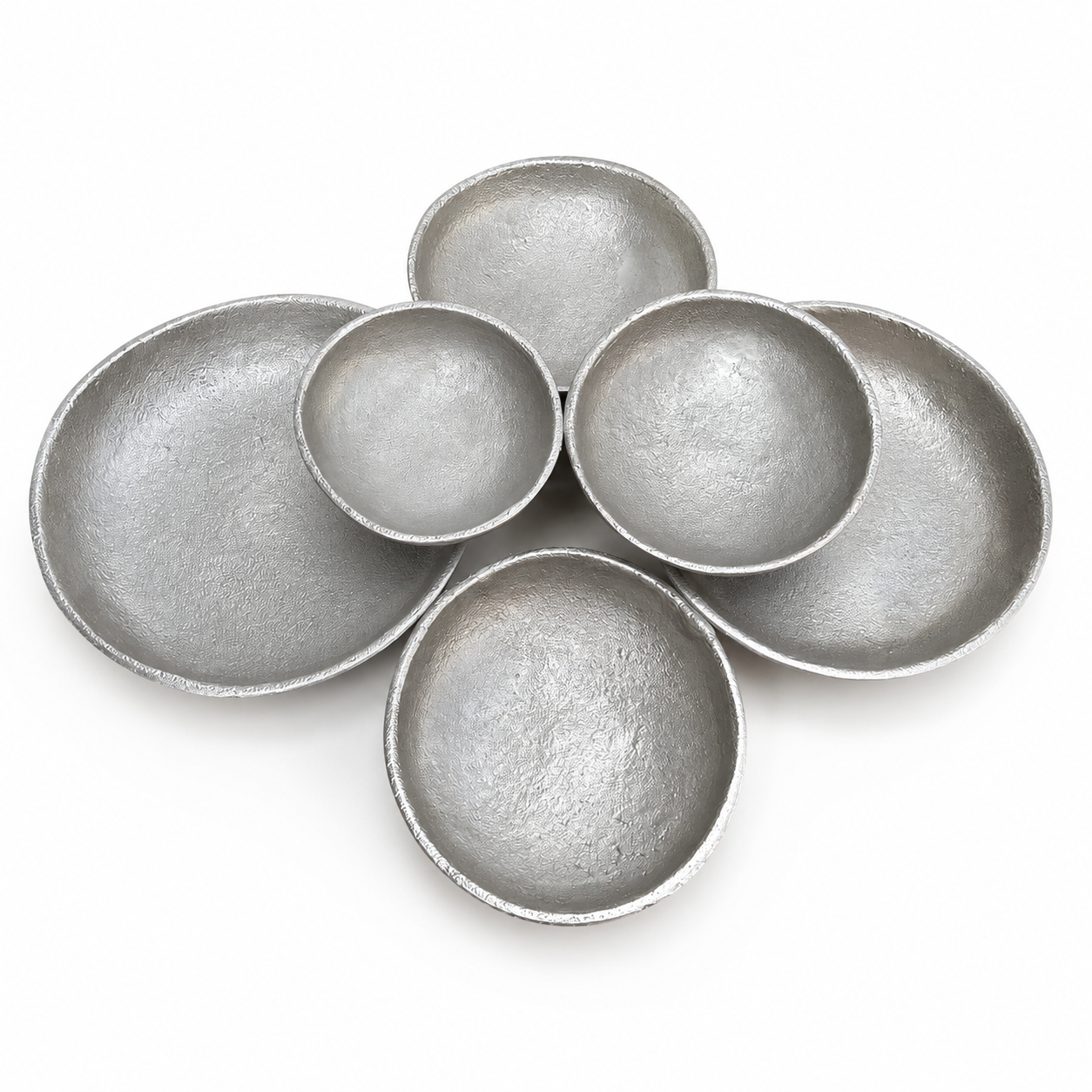 SENSE Decoratieve Schalen Set – Nickel