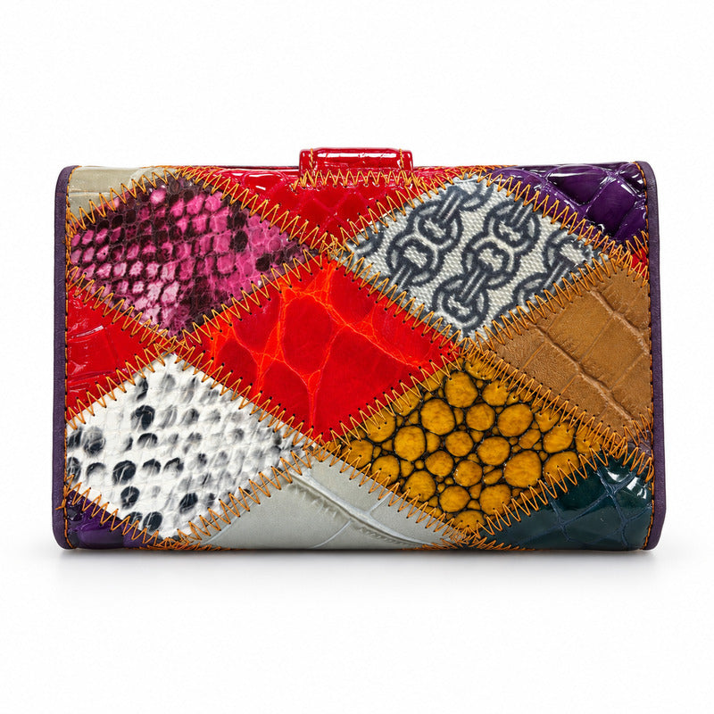 SENSE Portemonnee Patchwork Multicolor – 26 cm