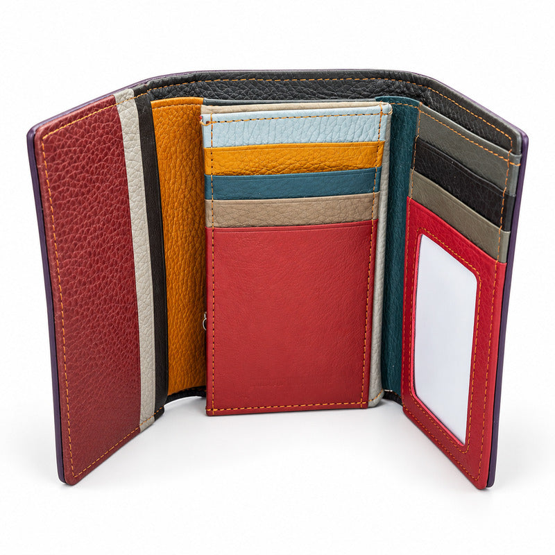SENSE Portemonnee Patchwork Multicolor – 26 cm