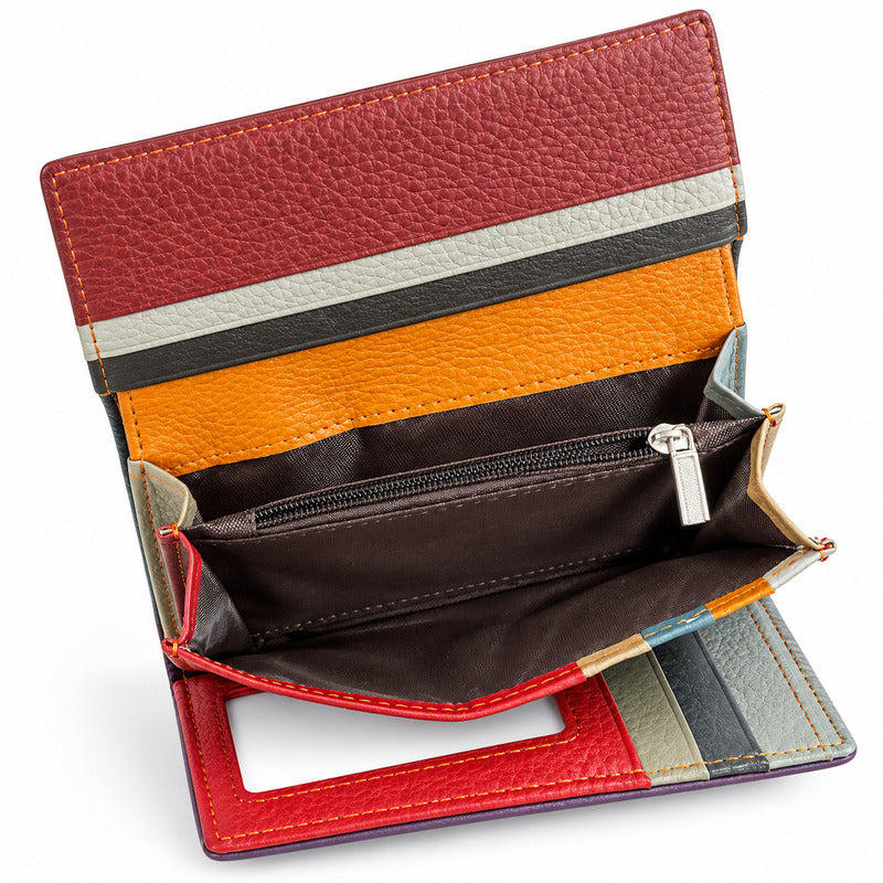 SENSE Portemonnee Patchwork Multicolor – 26 cm