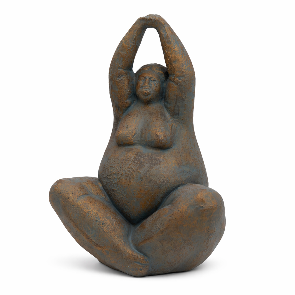 SENSE Yoga Vrouw Selvi antiek brons