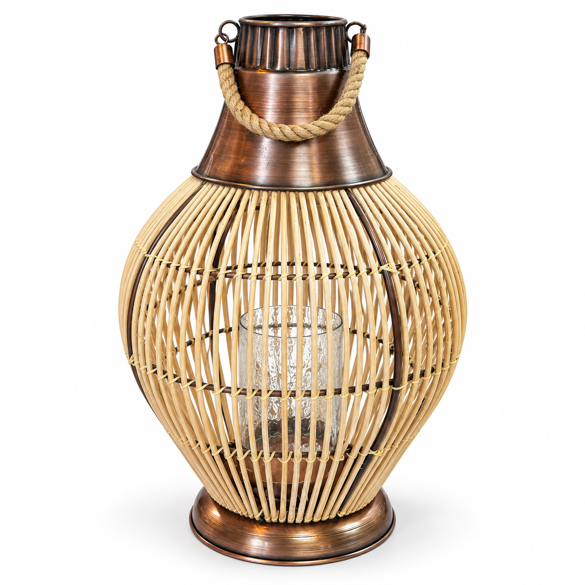 SENSE BAMBOO LANTERN Vintage Copper