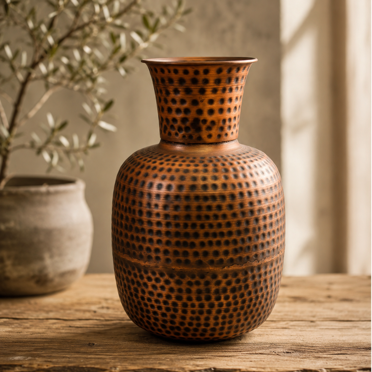 SENSE Vase Ibiza Cuivre vintage Petit