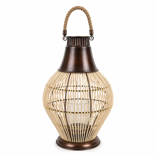 SENSE BAMBOO LANTERN Vintage Koper
